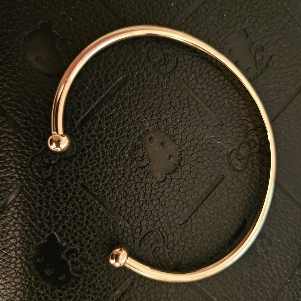 Elegant Stainless Steel Gold Bangle Bracelet ⭐️🌹
